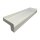 Aluminium Fensterbank weiß, Ausladung: 50 mm, Rasterlänge: 2000 mm Aluminiumabschluss ohne Putzkante (Paar)