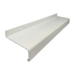 Product Image for Aluminium Fensterbank weiß, Ausladung: 70 mm, Rasterlänge: 2600 mm ohne Seitenabschluss