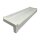 Aluminium Fensterbank weiß, Ausladung: 300 mm 1800 mm Kunststoffgleitabschluss (Paar)