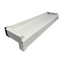 Aluminium Fensterbank weiß, Ausladung: 300 mm 1100...
