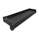 Aluminium Fensterbank dunkelbronze, Ausladung: 260 mm,...