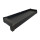 Aluminium Fensterbank dunkelbronze, Ausladung: 320 mm, Rasterlänge: 1200 mm Aluminiumgleitabschluss (Paar)