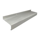 Aluminium Fensterbank blank Tiefe 70 mm 500 mm ohne...