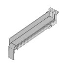 GS 40 RAL 7016 matt, Alu Gleitabschluss BF 4004