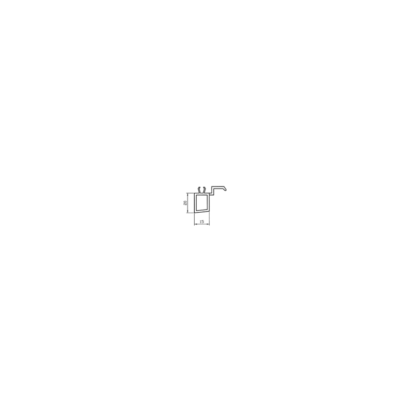 Product Image for Bankanschlussprofil für AKF Kellerfenster