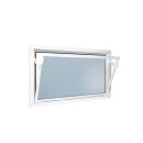 AKF Kunststoffkellerfenster Kipp 2000 weiß mit Dickglas 5 mm, Breite:  700 x Höhe:  300