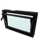 AKF Kunststoffkellerfenster Kipp 2000 Braun mit Dickglas 5 mm Breite: 800 x Höhe: 600