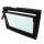 Kunststoffkellerfenster Braun mit Isolierglas 14 mm, Ug 2.0 W/(m²K) Breite: 600 x Höhe: 400