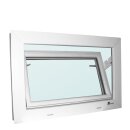 AKF Kunststoff-Kellerfenster, Kipp 24 weiß mit Isolierglas, Ug 1.1 W/(m²K) Breite: 700 x Höhe: 400