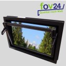 AKF Heizraumfenster mit 4 mm Einfachglas und Dauerbelüftung