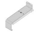 Gutmann Fensterbankverbinder Gerade (VT 400) dunkelbraun...