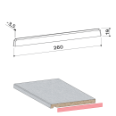 Seitenabschlusskappe 19/260 fur compact