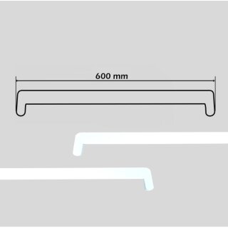Extra Endkappe Kunststoff Fensterbank weiß