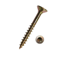 Spanplattenschraube mit Torx Antrieb gelb verzinkt 3,5 x...