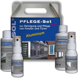 Fenosol FENOSOL MINI Pflegeset ALU Fenster/Türen 100ml AL-Pflege- 20ml Edelstahlreiniger