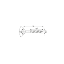 SPAX Universalschraube, Teilgewinde, Senkkopf, T-STAR plus, 4CUT, WIROX 6,0 x 160 200 Stück